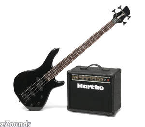 Hartke SB15 Bass Guitar Package