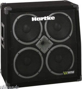 Hartke VX410A Angled Bass Cabinet with HF Driver (400 Watts, 4x10 in.)