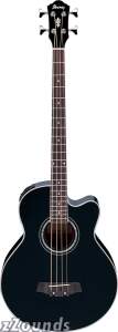 Ibanez AEB10 Acoustic-Electric Bass Guitar (Black)