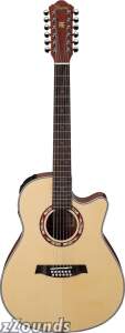 Buy Ibanez AEF1812 12-String Acoustic Electric Guitar with Cutaway (Natural) Online