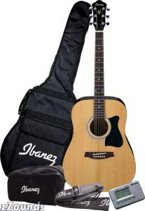 Ibanez IJV50 Jumpstart Acoustic Guitar Package