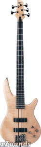 Ibanez SR1005EFM Prestige 5-String Flame Top Electric Bass Guitar (with case)