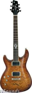 Ibanez SZ520QM Left-Handed Neck-Thru Quilted Maple Electric Guitar