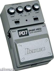 Ibanez PD7 Tone Lok Phat Hed Bass Overdrive Pedal