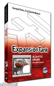 IK Multimedia Expansion Tank Sound Module Acoustic Drums
