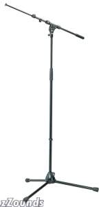 K&M 210/9B Heavy-Duty Tripod Microphone Boom Stand