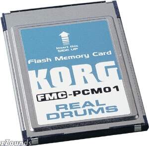 Korg FMCPCM01 Groove Drums Expansion PCM Card for PA80