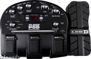 Line6 Floor POD Guitar Amp Modeler Pedalboard