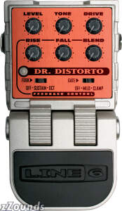 Line6 MS8 Dr. Distorto Distortion Feedback Pedal