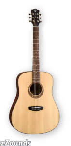 Luna Muse Series Gypsy Acoustic Guitar (With Case)
