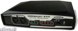 MAudio MS24 Midisport 2x4 with USB (Macintosh and Windows)