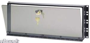 Middle Atlantic 2 Space (3 1/2 in.) Hinged Smoked Plexi Security Cover