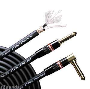 Monster Cable Studio Pro 1000 Instrument Cable (Straight 1/4 Inch Plugs) best buy