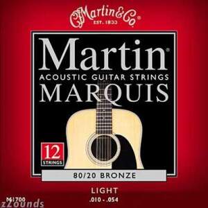 Martin M1700 Marquis Bronze 12-String Acoustic Guitar Strings (Light) reviews
