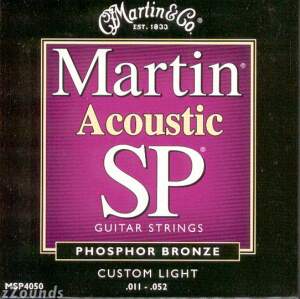 Martin SP4050 Custom Acoustic Guitar Strings (Light) reviews