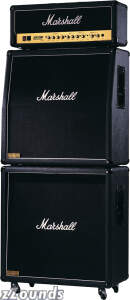 Marshall JCM2000 Guitar Amplifier Full Stack with DSL100 Head, and 1960A, 1960B Cabinets