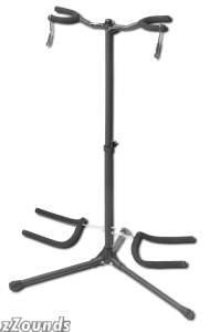 OnStage Heavy Duty Double Guitar Stand (Black)