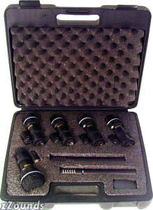 Nady DMK7 Microphone Drum Package with 7 Mics and Case
