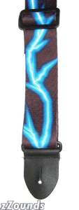 Perri's Leather Lightning Polyester Guitar Strap