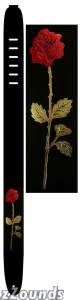 Perri's Leather 2.5-inch Leather Guitar Strap with Embossed Graphics