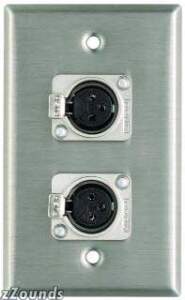 Proco Wall Plate with Dual Female XLR (Model WP1013) reviews