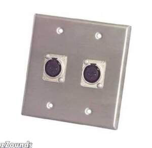 Proco Double Wall Plate with Dual Female XLR (Model WP2034) reviews