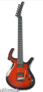 Parker Fly Mojo Flame Electric Guitar (with Case)