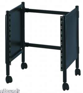 QuikLok RS955 10-Space Modular Rack Equipment Stand with Casters prices