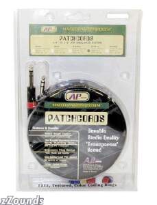 AP Audio Patchbay Cables (8 Pack, 24 in. TRS Cables)