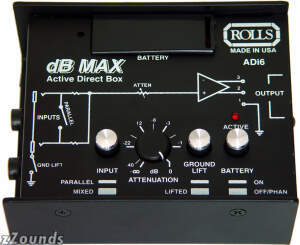 Rolls ADi6 Active Direct Box reviews