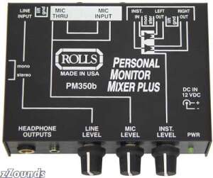 Rolls PM350B Personal Monitor Mixer reviews