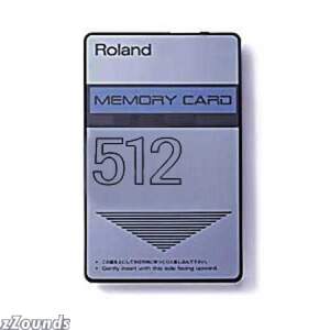 Roland M512G 64K RAM Memory Card reviews