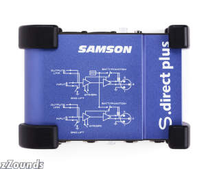 click here for more info on: Samson S-Direct Plus Stereo Active Direct Box