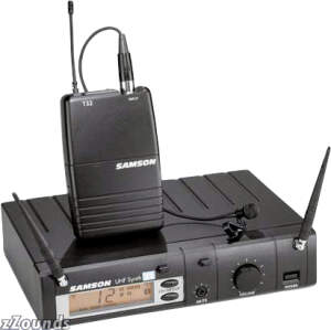 Samson UHF Synth 32 Wireless Lavalier with Audio-Technica MT350