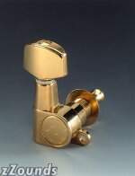 Schaller M6L Mini Tuners/Tuning Machines (Fender Style, Chrome)