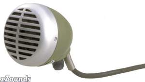 Shure 520DX Green Bullet Omnidirectional Dynamic Microphone with Volume Control