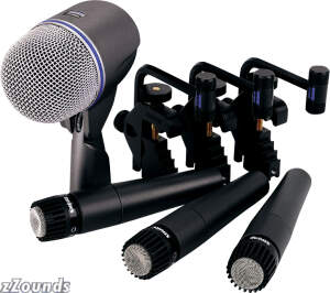 Shure Drum Microphone Package (3 x SM57, 1 x Beta52, Case, Drum Mounts) reviews