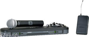 Shure PG1288/PG185 Vocal/Lavalier Combo Wireless System