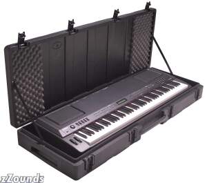 SKB R4215W 61-Key Roto Molded Keyboard Case with Wheels