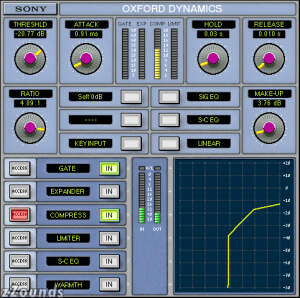 Sony Oxford Dynamics Plug-In For Pro Tools LE (Macintosh and Windows)$