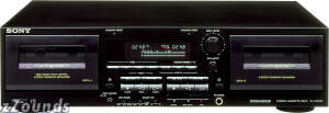 click here for more info on: Sony TCWR565RM Rackmount Dual Well Cassette Deck
