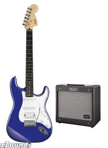 Squier Stop Dreaming, Start Playing Affinity Strat HSS Electric Package with G-DEC