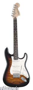 Squier Deluxe Stratocaster FMT/QMT Electric Guitar (Rosewood)