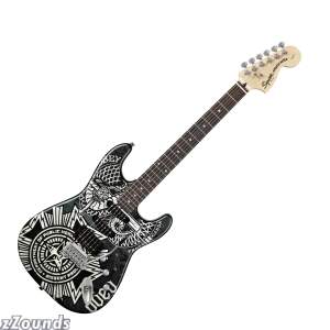 Squier Obey Graphic Stratocaster HSS Electric Guitar reviews