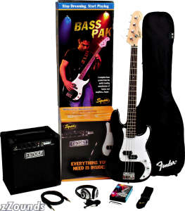 Squier Bass Pak Electric Bass Package