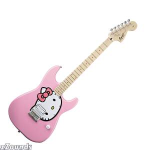 Squier Hello Kitty Stratocaster Electric Guitar reviews