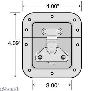 Session Small Recessed Butterfly Catch