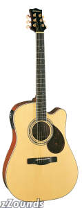 Silvertone SD50CE Cutaway Acoustic-Electric Guitar