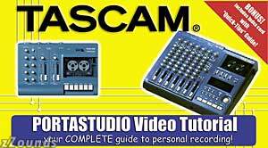 Tascam Portastudio - Beginner Video Tutorial reviews