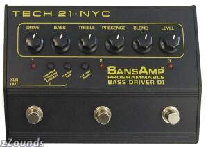 Tech21 SansAmp PBDR Bass Driver DI